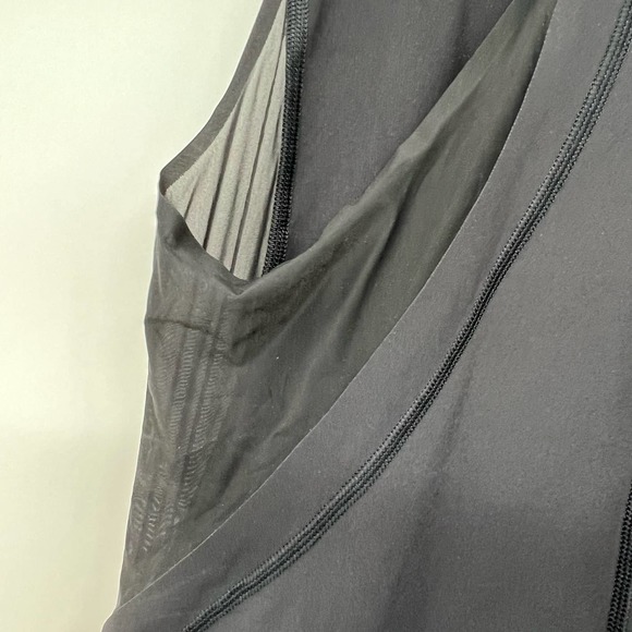 Athleta Intensity Tank Top Women's Size S Black Mesh Panel Athletic Yoga Workout - Picture 6 of 10
